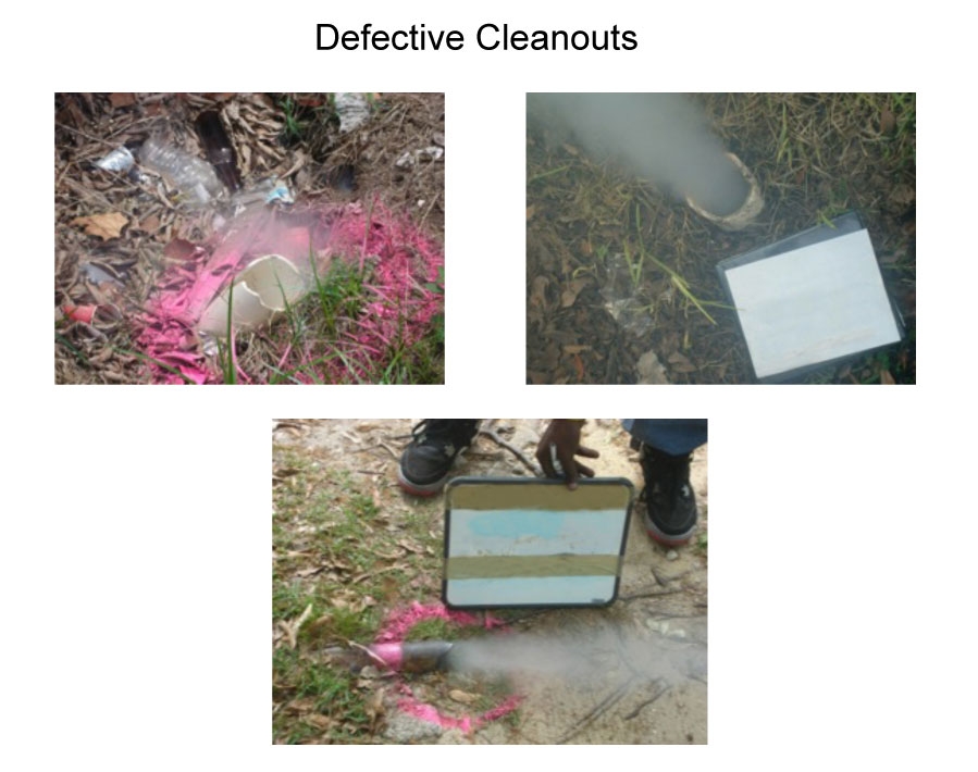 defective clean outs